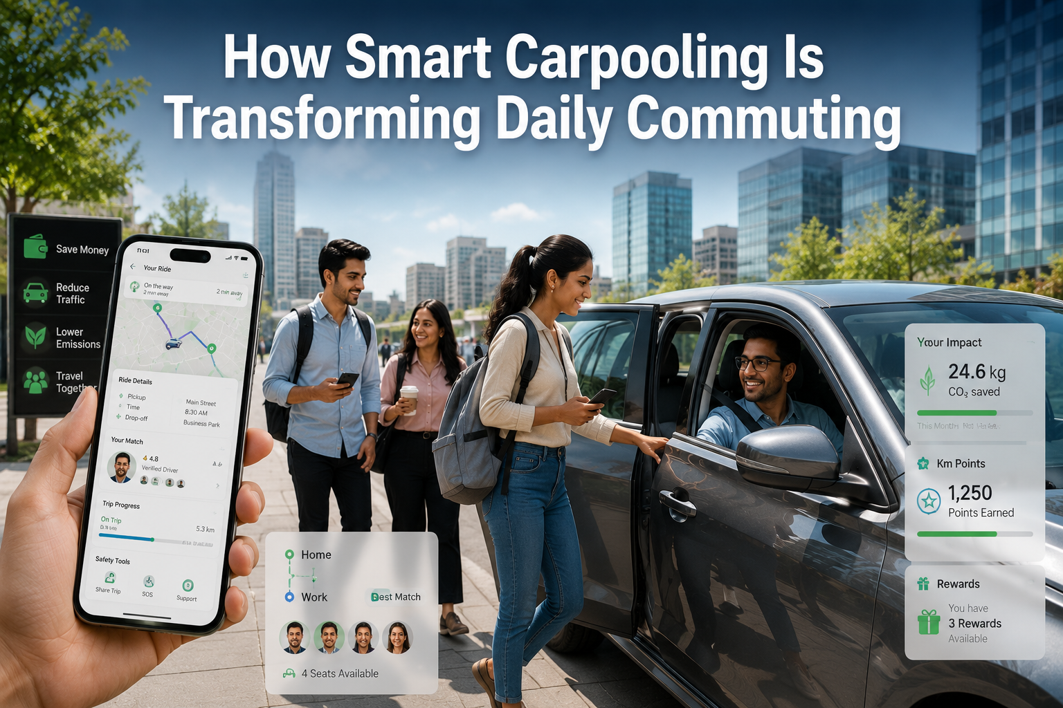 How Smart Carpooling Is Transforming Daily Commuting
