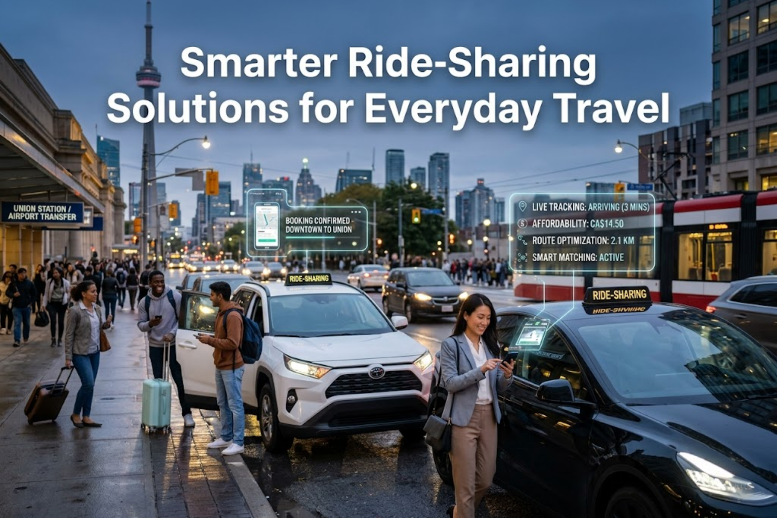 Smarter Ride-Sharing Solutions for Everyday Travel